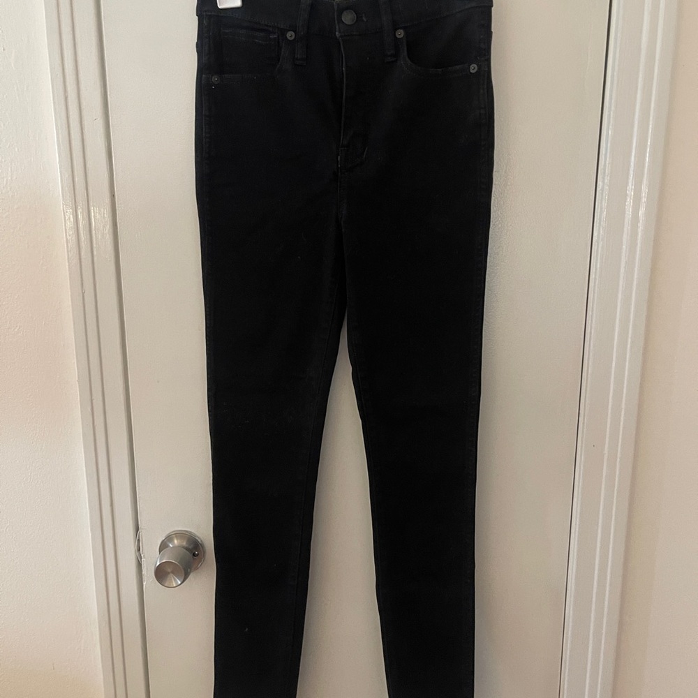 Madewell 10” High Rise Skinny - Black